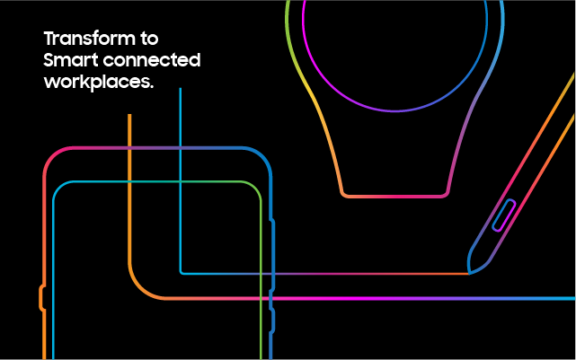 Samsung Smart Workplace Transformation Campaign Key Visual | Communication Design for Samsung Business | Voraco